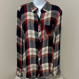 beachlunchlounge Plaid Flannel Shirt